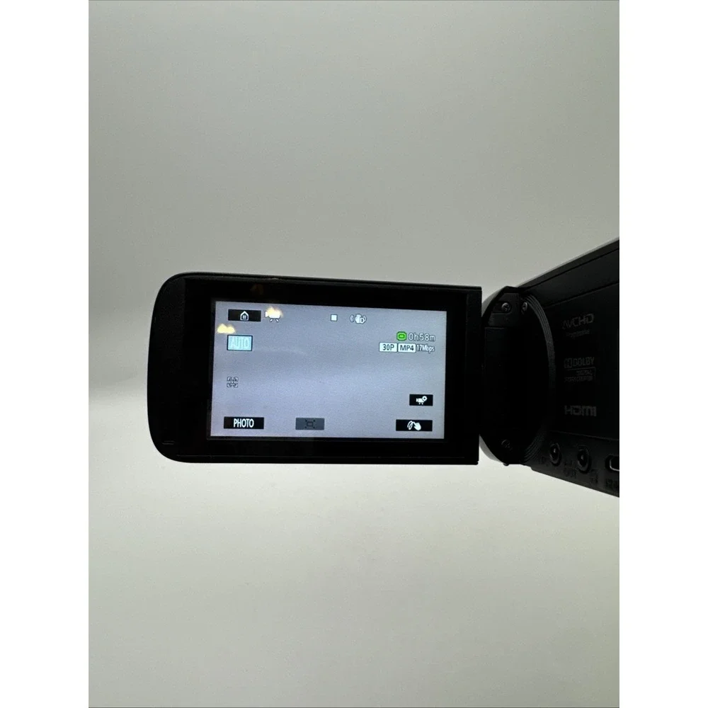 Canon VIXIA HF R60 Full HD Camcorder (Black) - Working - No Battery